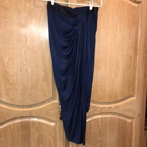 Asymmetrical Blue skirt